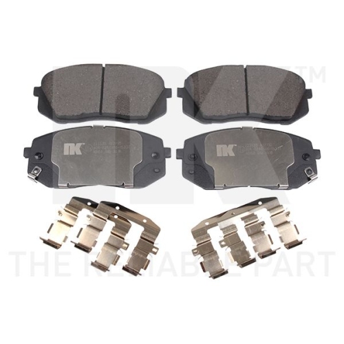 Bremsbelagsatz, Scheibenbremse NK 223535 f&uuml;r HYUNDAI KIA, Vorderachse