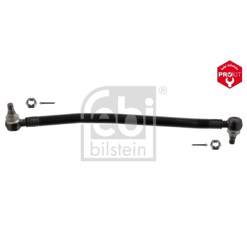 Febi Bilstein 40920 Lenkstange mit Kronenmuttern und Splinten, vom Lenkzwischenhebel zur Vorderachse , 1 St&uuml;ck