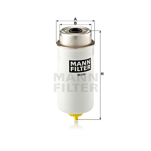 Kraftstofffilter MANN-FILTER WK 8105 f&uuml;r FORD FORD USA SPERRY NEW HOLLAND