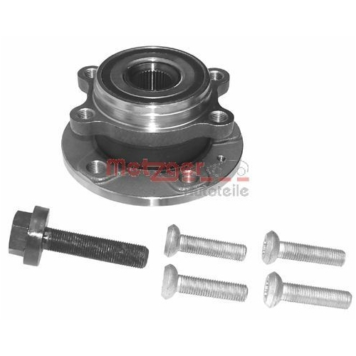 Radlagersatz METZGER WM 1009 f&uuml;r VAG, Hinterachse, Vorderachse