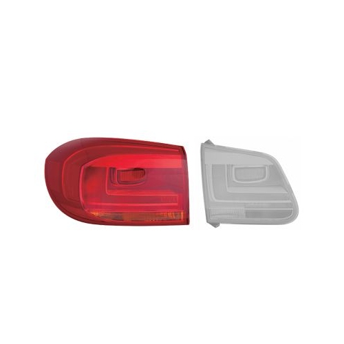 Heckleuchte VAN WEZEL 5746931 f&uuml;r VW, links