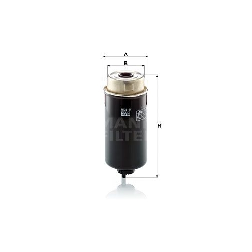 Kraftstofffilter MANN-FILTER WK 8164 f&uuml;r