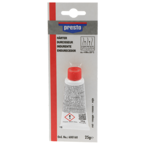 H&auml;rter, Spachtelmasse PRESTO 600160 presto H&auml;rter rot 25g gebl.