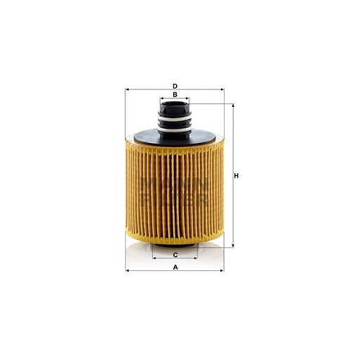 &Ouml;lfilter MANN-FILTER HU 8006 z f&uuml;r CHRYSLER FIAT OPEL SUZUKI VAUXHALL