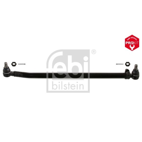 Febi Bilstein 39343 Lenkstange mit Kronenmuttern und Splinten, vom Lenkgetriebe zur 1. Vorderachse , 1 St&uuml;ck