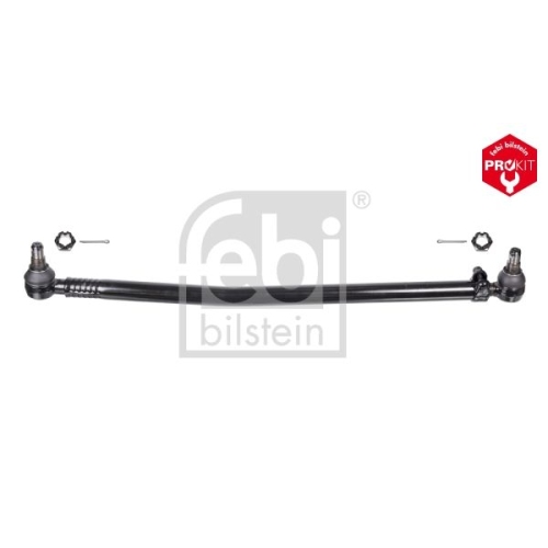 Febi Bilstein 103372 Lenkstange mit Kronenmuttern und Splinten, vom Lenkgetriebe zur 1. Vorderachse , 1 St&uuml;ck
