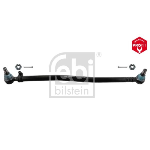 Febi Bilstein 35482 Lenkstange mit Kronenmuttern und Splinten, vom Lenkgetriebe zur 1. Vorderachse , 1 St&uuml;ck