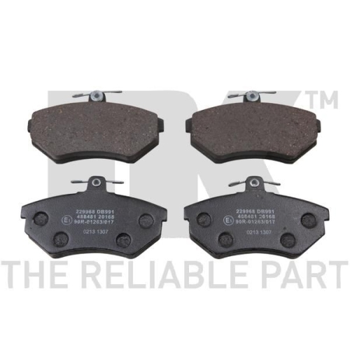 Bremsbelagsatz, Scheibenbremse NK 229968 f&uuml;r SEAT VW, Vorderachse