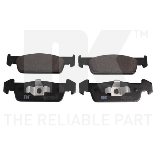 Bremsbelagsatz, Scheibenbremse NK 223971 f&uuml;r RENAULT DACIA, Vorderachse