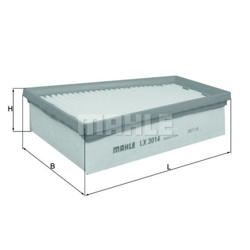 Luftfilter KNECHT LX 3014 f&uuml;r RENAULT