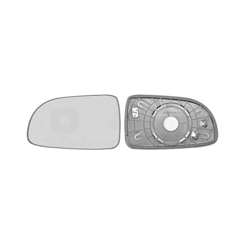 Spiegelglas, Au&szlig;enspiegel VAN WEZEL 0815837 * HAGUS * f&uuml;r CHEVROLET, links