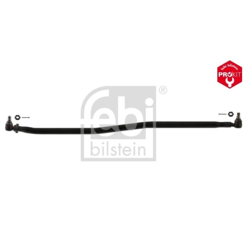 Febi Bilstein 35488 Lenkstange mit Kronenmuttern und Splinten, vom Lenkgetriebe zum 1. Lenkzwischenhebel , 1 St&uuml;ck