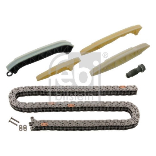 Febi Bilstein 1x 47274 Steuerkettensatz f&uuml;r Nockenwelle, mit Gleitschienen & Kettenspanner