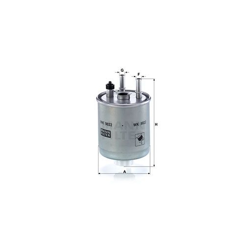 Kraftstofffilter MANN-FILTER WK 9022 f&uuml;r RENAULT