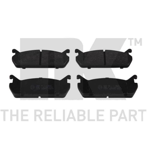 Bremsbelagsatz, Scheibenbremse NK 229973 f&uuml;r DAIHATSU MAZDA, Hinterachse