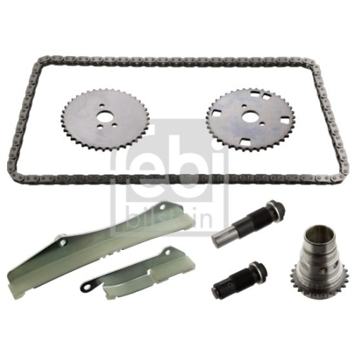 Febi Bilstein 101976 Steuerkettensatz f&uuml;r Nockenwelle, mit Gleitschienen und Kettenspanner , 1 St&uuml;ck