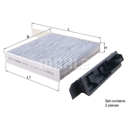 Filter, Innenraumluft KNECHT LAK 230 f&uuml;r RENAULT