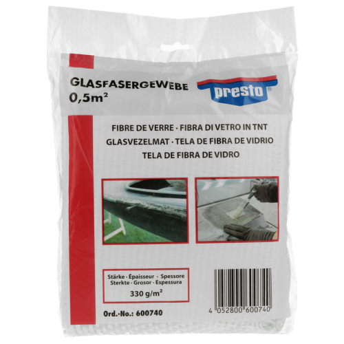 Glasfaserspachtel PRESTO 600740 presto Glasgewebeband 0,5 qm
