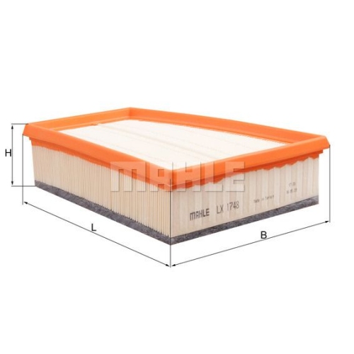 Luftfilter KNECHT LX 1748 f&uuml;r RENAULT