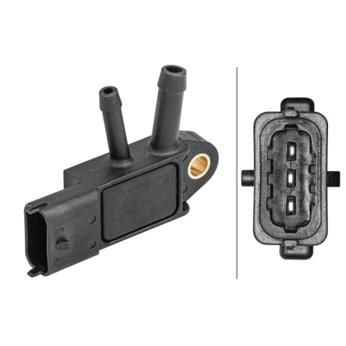 Sensor, Abgasdruck HELLA 6PP 009 409-051 f&uuml;r ALFA ROMEO FIAT IVECO LANCIA OPEL