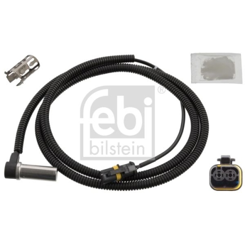 Febi Bilstein 107660 ABS-Sensor mit H&uuml;lse und Fett, 1 St&uuml;ck