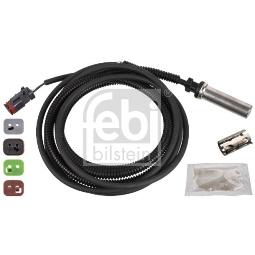 Febi Bilstein 172060 ABS-Sensor mit H&uuml;lse und Fett, 1 St&uuml;ck