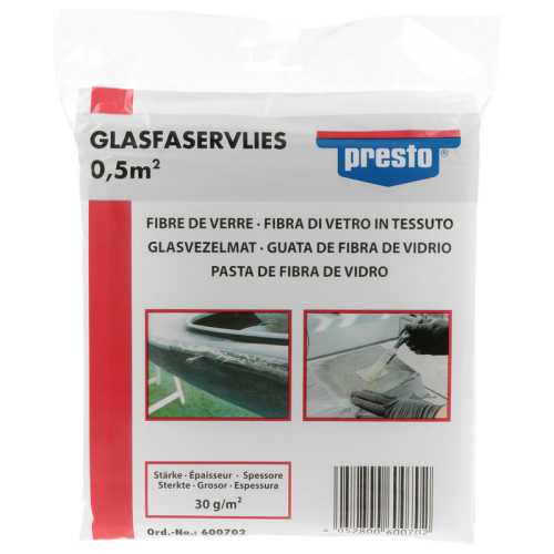 Glasfaserspachtel PRESTO 600702 presto Glasfaservlies 0,5 qm