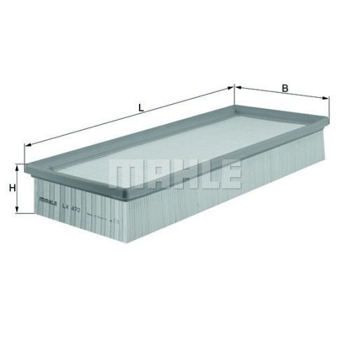 Luftfilter KNECHT LX 472 f&uuml;r MERCEDES-BENZ