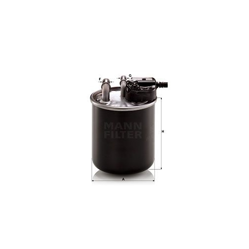 Kraftstofffilter MANN-FILTER WK 820/15 f&uuml;r MERCEDES-BENZ