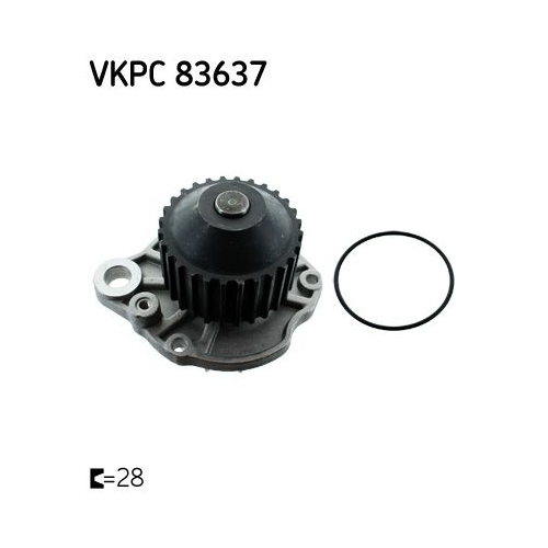 Wasserpumpe SKF VKPC 83637 f&uuml;r CITRO&Euml;N PEUGEOT RENAULT