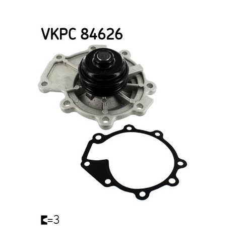 Wasserpumpe SKF VKPC 84626 f&uuml;r FORD JAGUAR