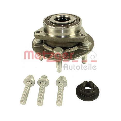 Radlagersatz METZGER WM 6666 f&uuml;r OPEL, Hinterachse, Vorderachse