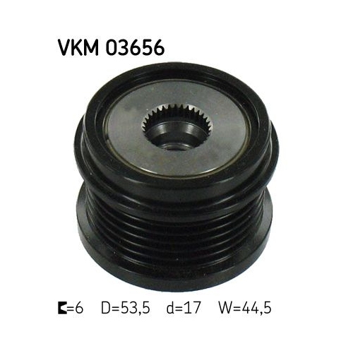 Generatorfreilauf SKF VKM 03656 f&uuml;r FORD VOLVO