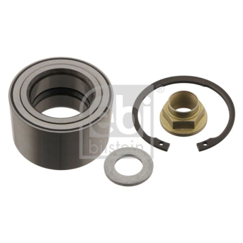 Febi Bilstein 29521 Radlagersatz mit Achsmutter, Sicherungsring und Unterlegscheibe , 1 St&uuml;ck