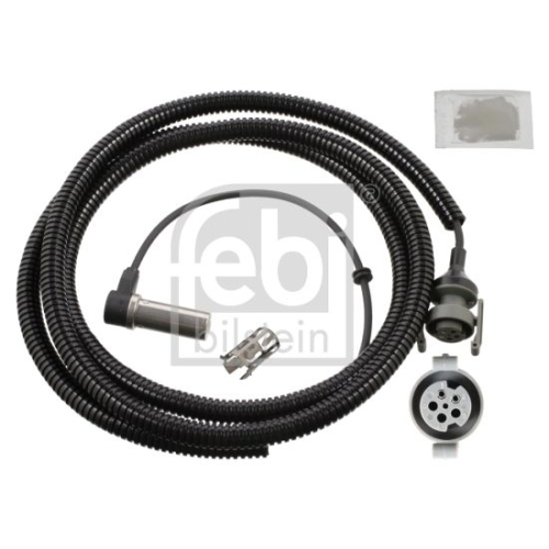 Febi Bilstein 104814 ABS-Sensor mit H&uuml;lse und Fett, 1 St&uuml;ck