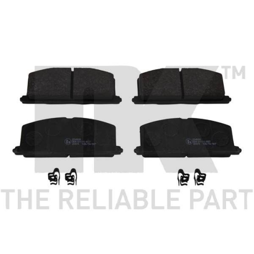 Bremsbelagsatz, Scheibenbremse NK 224508 f&uuml;r TOYOTA, Vorderachse