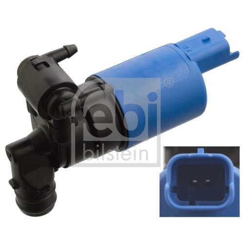 Febi Bilstein 103392 Waschwasserpumpe f&uuml;r Scheibenreinigungsanlage , 1 St&uuml;ck