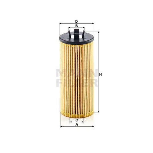 &Ouml;lfilter MANN-FILTER HU 6015 z KIT f&uuml;r BMW