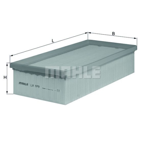 Luftfilter KNECHT LX 979 f&uuml;r TOYOTA
