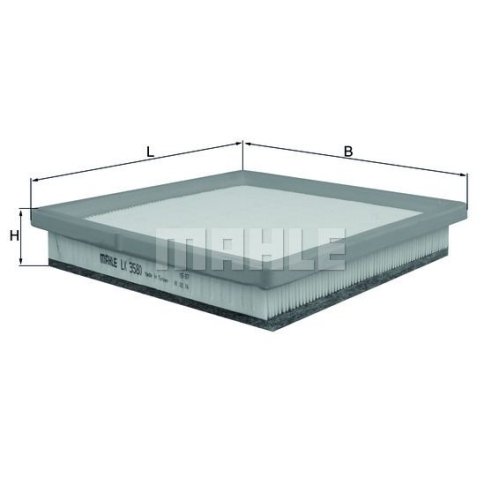 Luftfilter KNECHT LX 3580 f&uuml;r GMC OPEL VAUXHALL