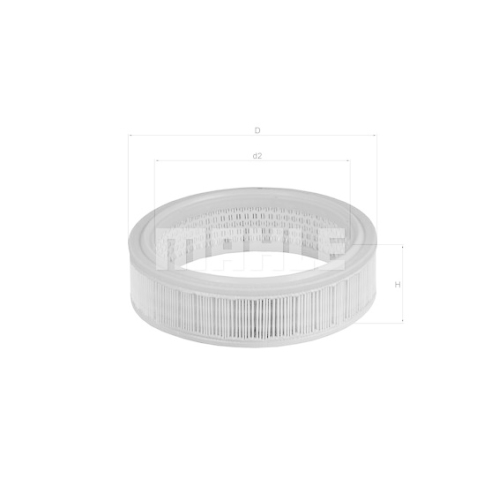 Luftfilter KNECHT LX 158 f&uuml;r DAIHATSU FIAT FORD GMC INNOCENTI LADA MERCEDES-BENZ
