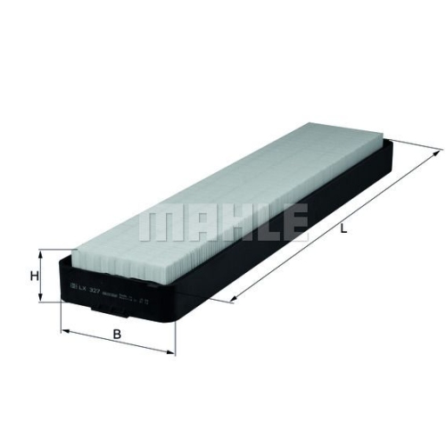 Luftfilter KNECHT LX 327 f&uuml;r PORSCHE