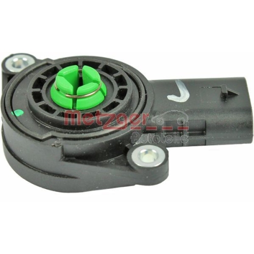 Sensor, Saugrohrumschaltklappe METZGER 0906199 ORIGINAL ERSATZTEIL GREENPARTS