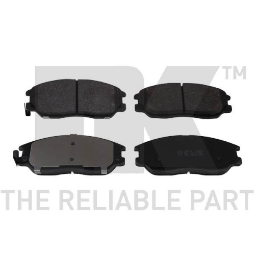 Bremsbelagsatz, Scheibenbremse NK 225012 f&uuml;r SSANGYONG HYUNDAI KIA, Vorderachse