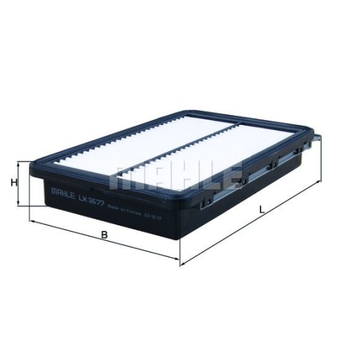 Luftfilter KNECHT LX 3677 f&uuml;r HYUNDAI KIA