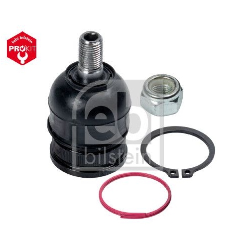 Febi Bilstein 42422 Traggelenk mit Kronenmutter, Splint und Sicherungsring , 1 St&uuml;ck