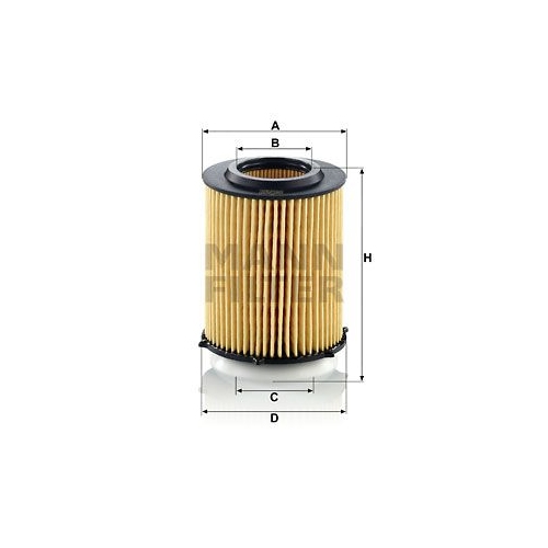 &Ouml;lfilter MANN-FILTER HU 7044 z f&uuml;r MERCEDES-BENZ NISSAN