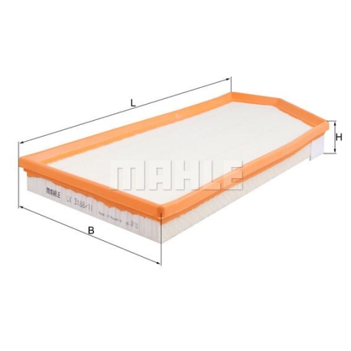 Luftfilter KNECHT LX 3188/11 f&uuml;r MERCEDES-BENZ