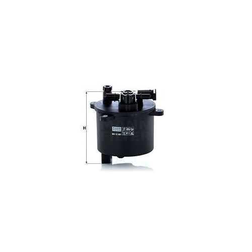 Kraftstofffilter MANN-FILTER WK 12 001 f&uuml;r CITRO&Euml;N FIAT FORD JAGUAR MITSUBISHI