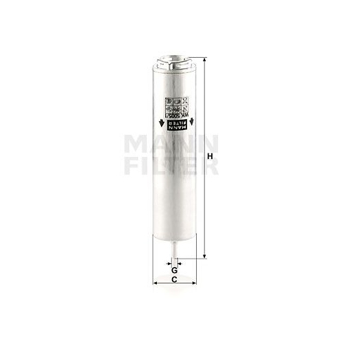 Kraftstofffilter MANN-FILTER WK 5005/1 z f&uuml;r BMW